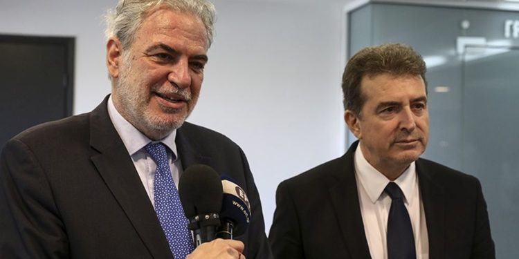 Ο Μ. Χρυσοχοΐδης και ο Χ. Στυλιανίδης στην παρουσίαση της ελληνικής συμμετοχής για το rescEU