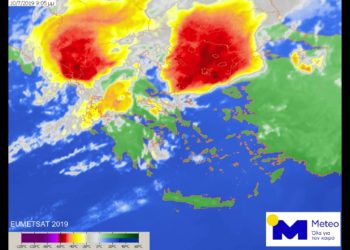 Δορυφορικές εικόνες των καταστροφικών καταιγίδων