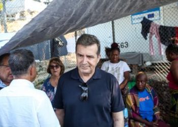 Τη Μόρια επισκέφθηκε σήμερα ο Μιχάλης Χρυσοχοΐδης