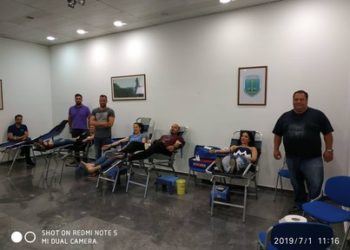 Απόλυτα επιτυχημένη η πρώτη εθελοντική αιμοδοσία της Ε.ΑΣ.Υ.Α. στη Δ.Ε.Ε.