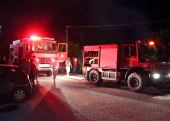 Φωτιά τα ξημερώματα σε αποθήκη στη Θεσσαλονίκη