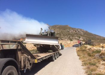 Η συνδρομή του Στρατού Ξηράς για την αντιμετώπιση της πυρκαγιάς στην Εύβοια 