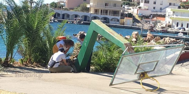 Τραγωδία στη Χίο: Απομακρύνθηκαν οι μπασκέτες