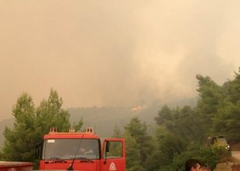 Σε εξέλιξη πυρκαγιά στους Δελφούς Φωκίδας