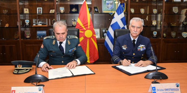 Υπεγράφη η Τεχνική Συμφωνία Αστυνόμευσης Εναέριου Χώρου μεταξύ Ελλάδας και Βόρειας Μακεδονίας
