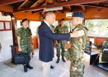 Επίσκεψη ΥΦΕΘΑ στην Περιοχή Ευθύνης του Δ΄ Σώματος Στρατού