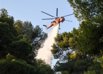 Σε ύφεση η πυρκαγιά στη Νέα Μάκρη – Καταγγελίες για εμπρησμό (βίντεο – φωτογραφίες)