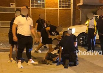 Άγρια συμπλοκή νεαρών στο λιμάνι Θεσσαλονίκης (φωτογραφίες)