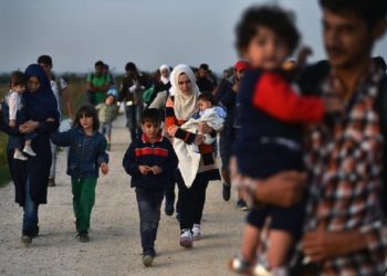 Διαμαρτυρία προσφύγων στη δομή της Αγίας Βαρβάρας στη Βέροια