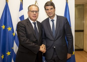 Συνάντηση του Αν. Υπουργού Προστασίας του Πολίτη με τον Πρέσβη της Γαλλίας