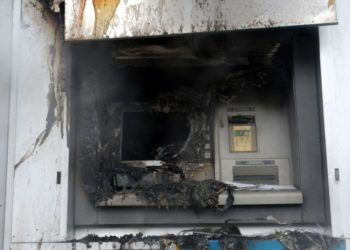 Έκρηξη σε ΑΤΜ τα ξημερώματα στη Θέρμη – Άγνωστοι αποπειράθηκαν να το διαρρήξουν