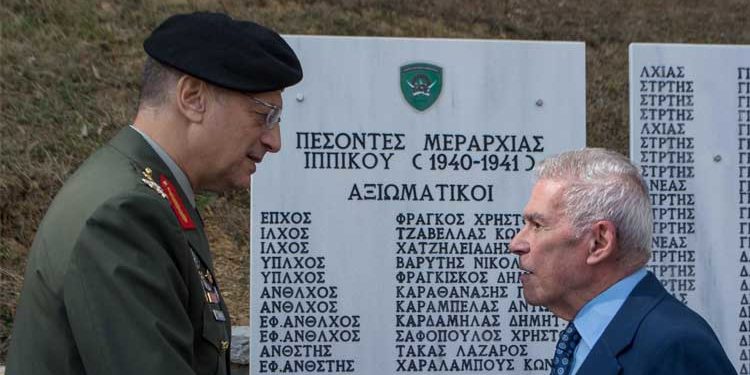 Ο Αλ. Στεφανής στην εκδήλωση μνήμης για τους πεσόντες της Μεραρχίας Ιππικού