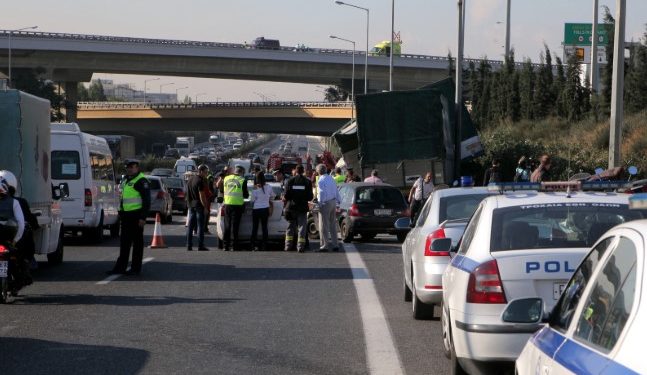 Ανατροπή φορτηγού στη λεωφόρο Κηφισού – Προβλήματα στην κυκλοφορία