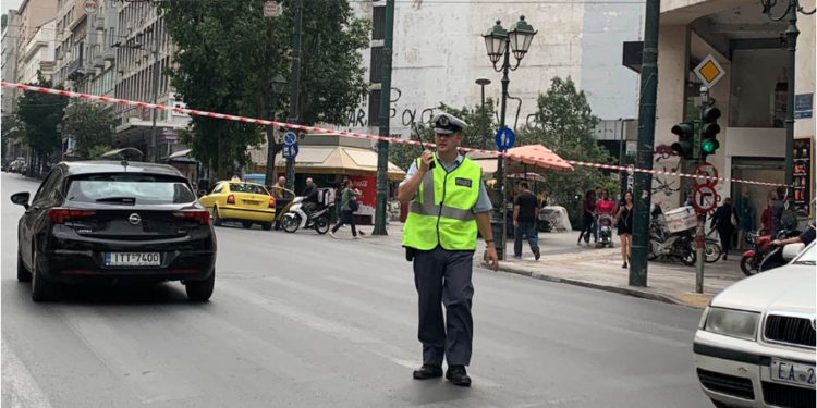 Μποτιλιάρισμα στο κέντρο της Αθήνας (ΦΩΤΟ)