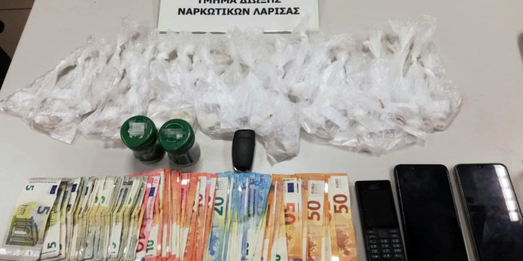 Συνελήφθη 41χρονος στη Λάρισα για διακίνηση ναρκωτικών και αντίσταση