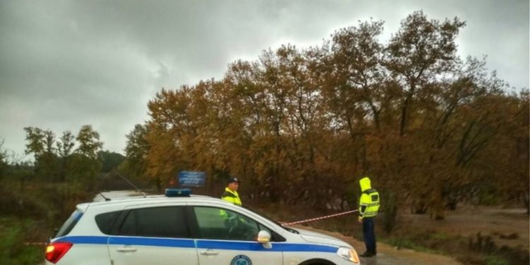 Διακοπή κυκλοφορίας σε δύο επαρχιακούς δρόμους της Χαλκιδικής λόγω κακοκαιρίας
