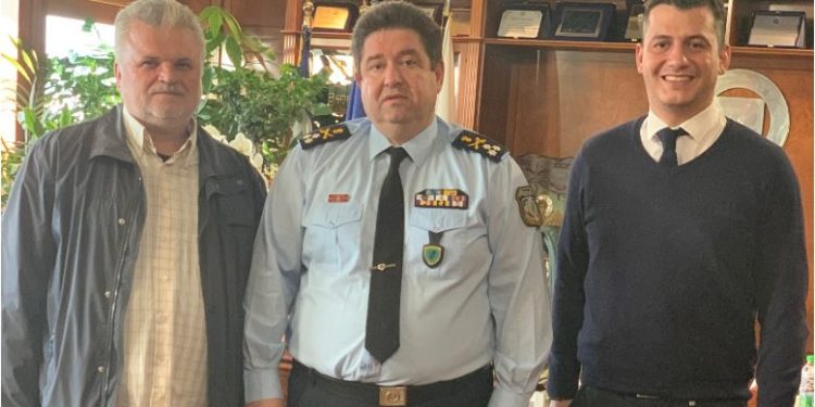 Συνάντηση του Προέδρου της Ε.ΑΣ.Υ. Λασιθίου με τον Αρχηγό της ΕΛ.ΑΣ.