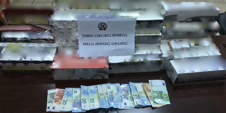 Τρεις συλλήψεις αλλοδαπών στην Πρέβεζα για λαθραία τσιγάρα