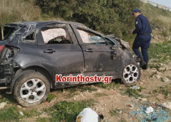 Κόρινθος: Νεκρή οδηγός σε τροχαίο (ΦΩΤΟ)