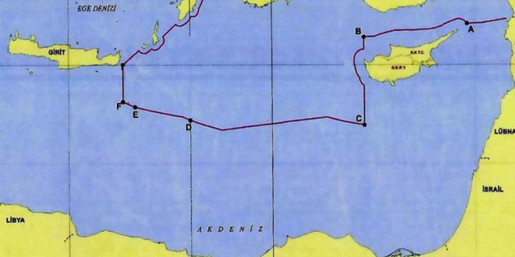 Αυτός είναι ο προκλητικός χάρτης της συμφωνίας Τουρκίας – Λιβύης