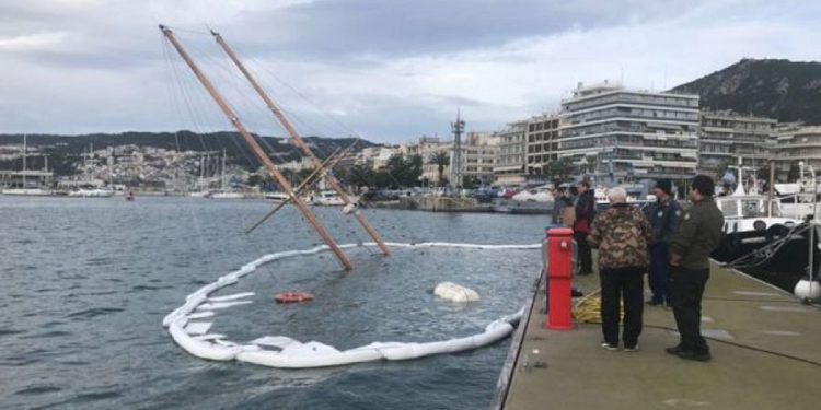 Βυθίστηκε ιστιοφόρο στο λιμάνι της Καβάλας