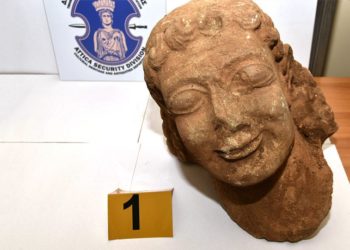 Βρέθηκε κεφαλή Κούρου του 6ου αιώνα π.Χ. τεράστιας αξίας στα χέρια αρχαιοκάπηλου