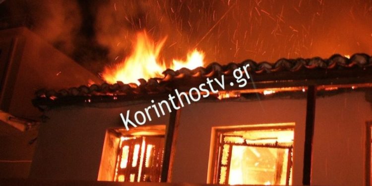 Κιάτο: Γυναίκα βρέθηκε νεκρή μετά από φωτιά στο σπίτι της