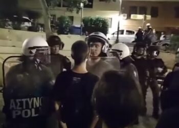 Βίντεο με τα επεισόδια στην πλατεία Καλλιθέας της Θεσσαλονίκης