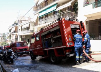 Τραγικός θάνατος από πυρκαγιά για ζευγάρι ηλικιωμένων στην Κυψέλη