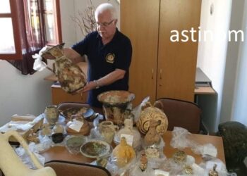 Αρχαιολογικός θησαυρός κατασχέθηκε στη Ρόδο – Βίντεο και φωτο