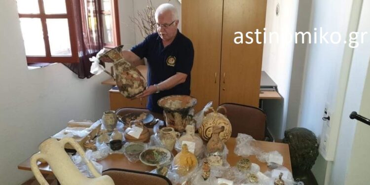 Αρχαιολογικός θησαυρός κατασχέθηκε στη Ρόδο – Βίντεο και φωτο
