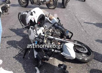 Εικόνες από το τροχαίο των ανδρών της ΔΙΑΣ στον Κηφισό