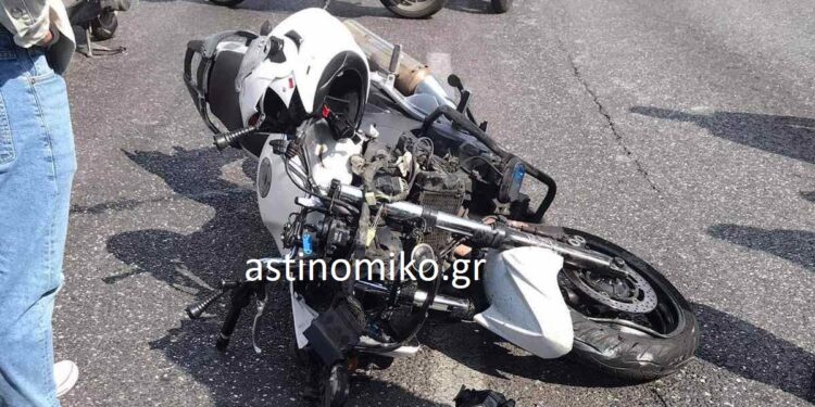 Εικόνες από το τροχαίο των ανδρών της ΔΙΑΣ στον Κηφισό