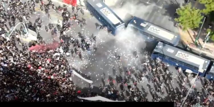 Βίντεο από τα drones της αστυνομίας για τα επεισόδια στο Εφετείο