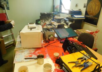 Ανάληψη ευθύνης με Φωτό για τους βανδαλισμούς στην Πρυτανεία του ΕΜΠ