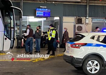 Κοσμοσυρροή στα ΚΤΕΛ του Κηφισού – Βροχή τα πρόστιμα – ΦΩΤΟ