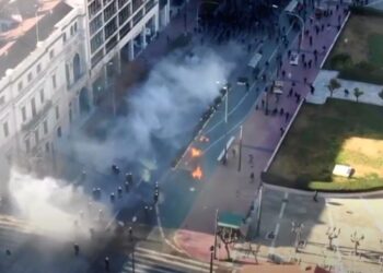 Απάντηση της Κατεχάκη με βίντεο από drones για τα χθεσινά επεισόδια