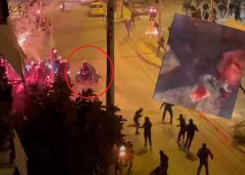 Δύο συγκλονιστικά βίντεο με το λυντσάρισμα του αστυνομικού στη Νέα Σμύρνη