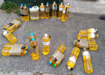 Σάκο με δεκάδες βόμβες μολότοφ βρήκαν αστυνομικοί στη Νέα Σμύρνη