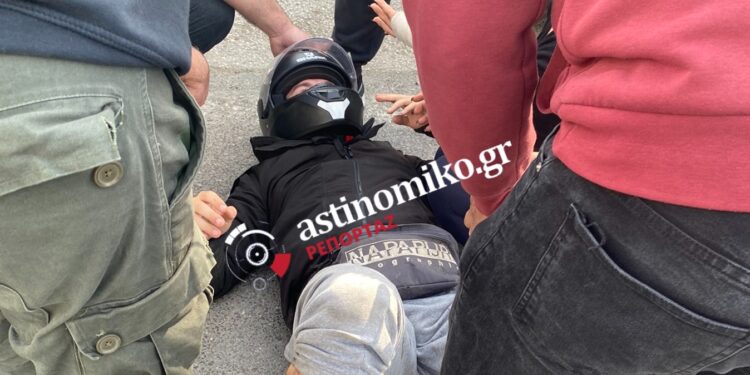 Σοβαρό τροχαίο με μοτό στα Μελίσσια – ΒΙΝΤΕΟ