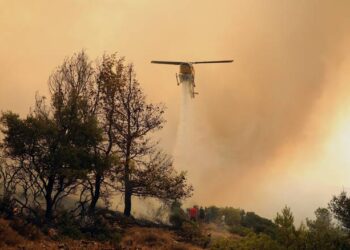 Νέα πυρκαγιά στα Βίλια – Εκκένωση του οικισμού μέσω 112