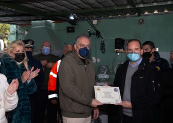 Βράβευση των εθελοντών αστυνομικών για την προστασία του Υμηττού