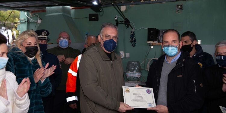 Βράβευση των εθελοντών αστυνομικών για την προστασία του Υμηττού