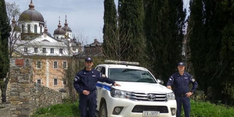 Μπάχαλο Οικονόμου με την Αστυνομική Διεύθυνση Αγίου Όρους