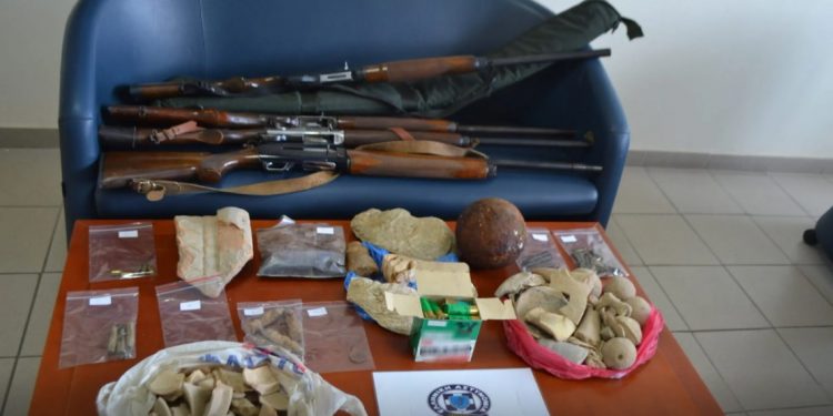 Ηράκλειο: Συνελήφθη άνδρας για αρχαία – ΦΩΤΟ