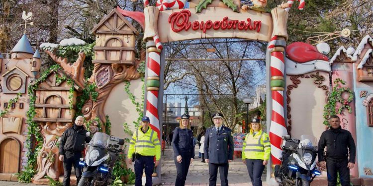 Χριστουγεννιάτικη κυκλοφοριακή αγωγή στην Δράμα από την Τροχαία της πόλης