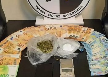 Ηράκλειο: 23χρονος είχε στο σπίτι του χασίς, κοκαΐνη και πάνω από 3.500 ευρώ – ΦΩΤΟ