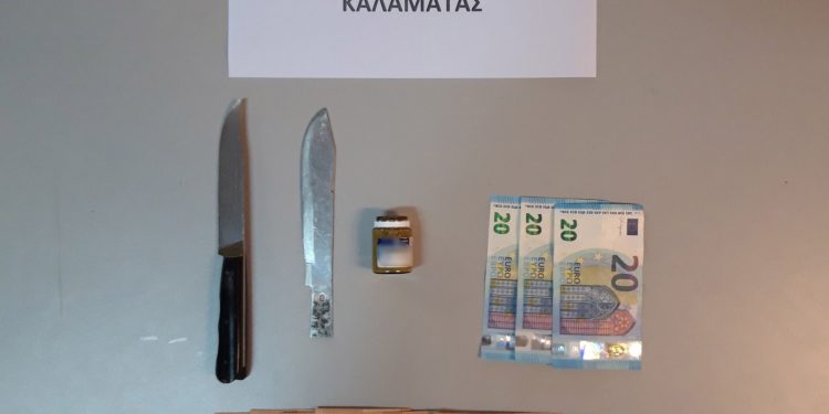 Καλαμάτα: Συνελήφθη ύστερα από καταδίωξη 43χρονος κλέφτης – Απείλησε αστυνομικούς με μαχαίρι – ΦΩΤΟ