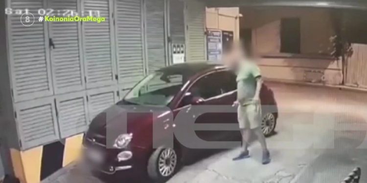 ΒΙΝΤΕΟ ΝΤΟΚΟΥΜΕΝΤΟ από τη δράση του κλέφτη ακριβών αυτοκινήτων από πάρκινγκ στο Κολωνάκι