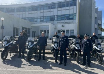 Δωρεά 5 μοτοσυκλετών στην ΕΛΑΣ από την Περιφέρεια Κρήτης – ΦΩΤΟ